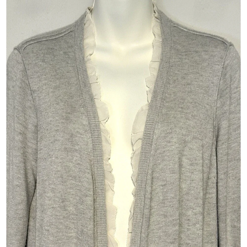 Victoria's Secret Luxury Cashmere Blend Cardigan Sz M/L Soft Cozy Minimalist